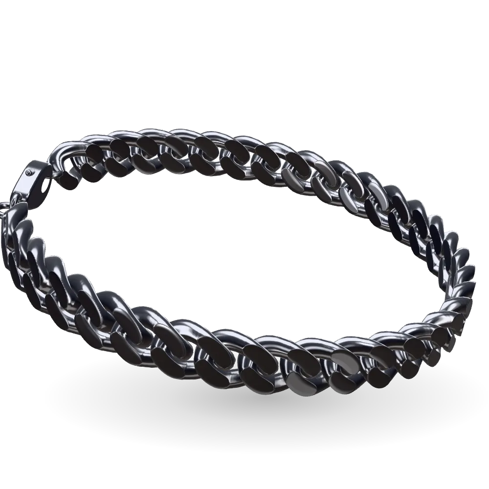 Black Cuban Link Bracelet